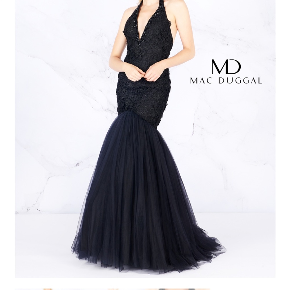 Mac Duggal, Style 66489L, size 4.  Brand New!
